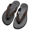 Zara Limited Edition Fashion Comfortable Leather Flip Flops Men Footwear Black Brown 12790520800