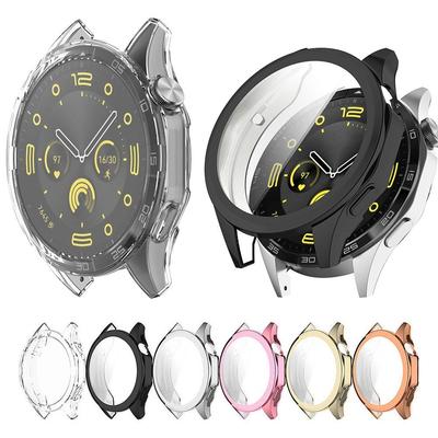 Ochranné puzdro z galvanizovaného TPU pre Huawei Watch GT4 46 mm 41 mm celoobrazovkové ochranné puzdro