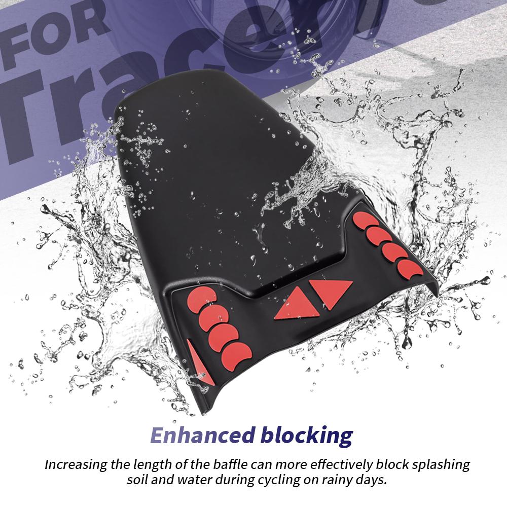 For YAMAHA Tracer 7 GT Tracer 700 MT-07 motorcycle accessories rear fender extension extension plate waterproof sputtering