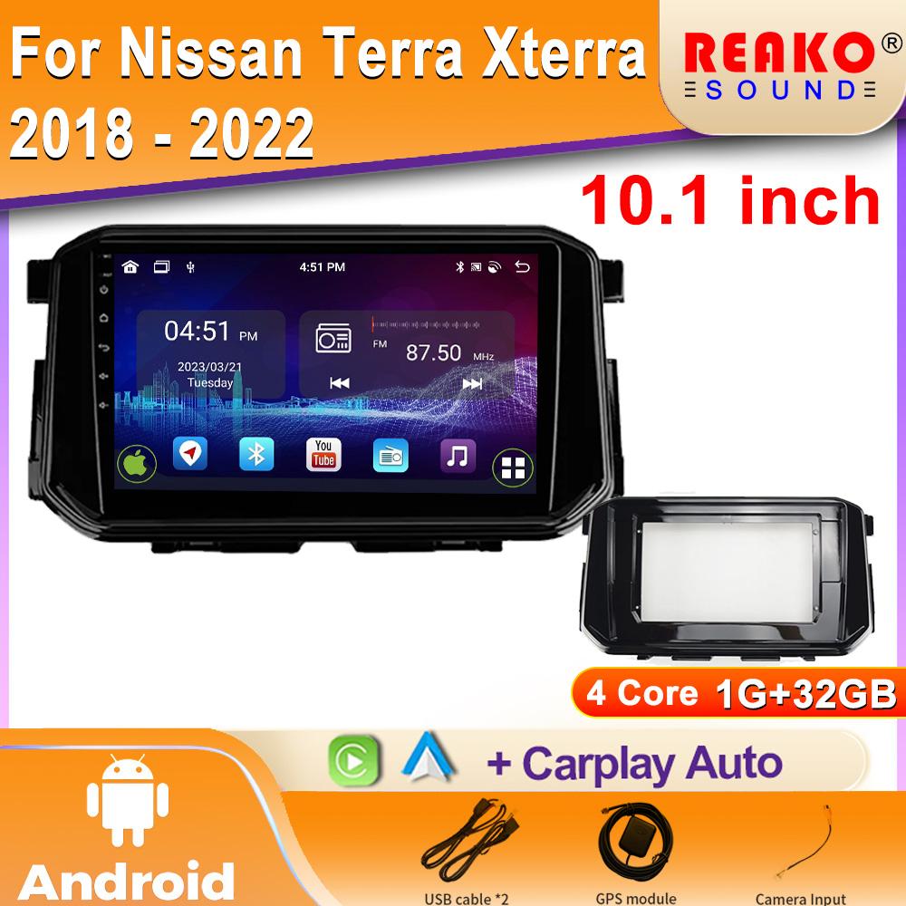 

Android Car Radio Multimedia Video Player Navigation Wireless для Nissan Terra Xterra 2018 - 2022 Универсальный GPS WiFi 4 core 1GB+32GB carplay