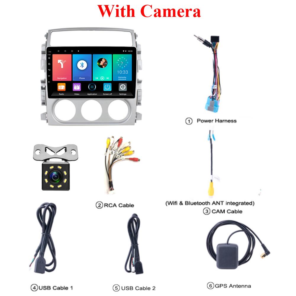 Icreative For Suzuki Liana 2004 - 2013 Car Radio GPS Android Stereo QLED CarPlay No 2DIN Head Unit KK5 Multimedia Player