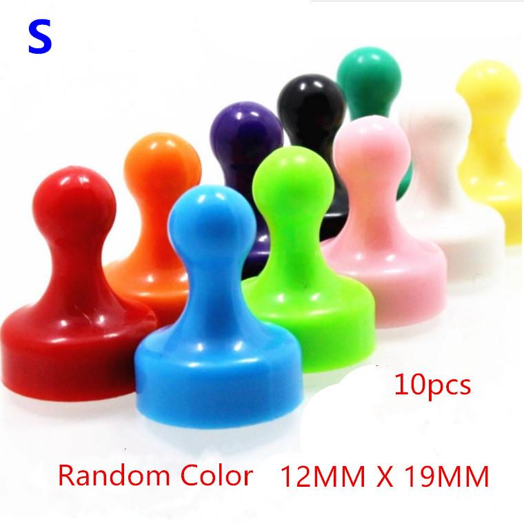 

1 упаковка=10 шт. Цветные Сильные Магниты Кнопки для Доски Объявлений Магнит на Холодильник для Сообщений Магнит для Белой Доски Магнит NdFeB Случайный Цвет