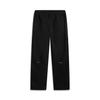 Li Ning X YNG DNA Samenwerking Wow Wade Serie Patroon Letter Fleece Warm Los Geborduurd Rechte Pijp Casual Broek Heren bottoms Zwart AKLUE21-1