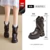 Augustine Martin Boots Women's 2025 New Autumn and Winter Fleece Merad Platform British Short Boots Pile Western Boots