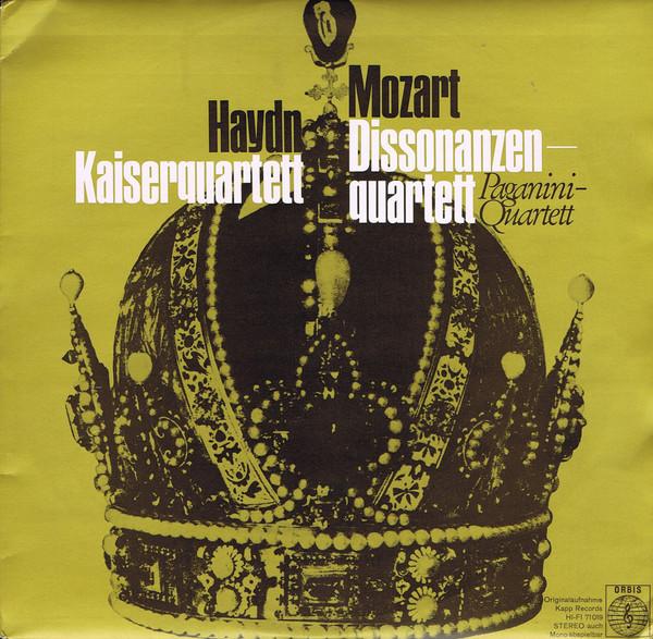 

LP Record JOSEPH HAYDN WOLFGANG AMADEUS MOZ Kaiserquartett Dissonanzenquartet 71019 Orbis 1967 Austria Classical Used