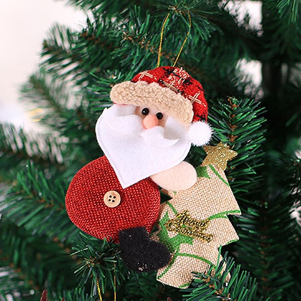 Decor Cute DIY Decorative Plush Doll Hanging Pendant Christmas Ornaments Christmas Tree Decoration