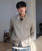 Draw Fit Eagle Harrington Washed Jacket [Light Grey]