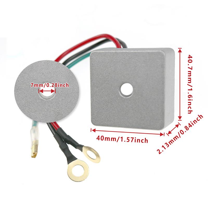 3 Wires Voltage Regulator Rectifier Motorcycle 27739G01 for EZGO Golf Cart TXT 1994+