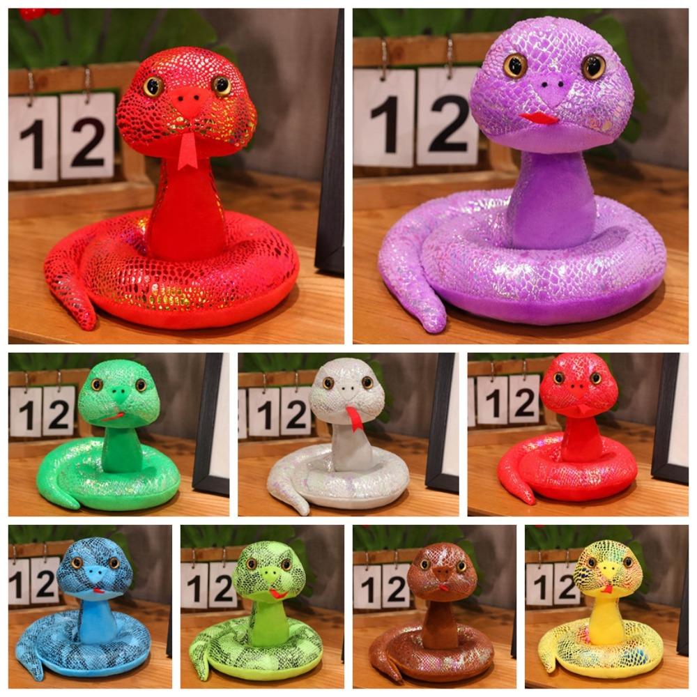 

Soft Snake Year Plush Toy Simulation Lucky Snake Doll Plushies Home Decor style 8