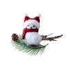 Foam Simulated Foam Bird Cloth Plush Christmas Tree Decoration Lightweight Red White Hanging Bird Christmas Decoration
