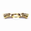 1 Set Shipping Antique Gold & Silver Color Crocodile Clasps Connector for Fermoir Bracelet Jewelry Making Inner Size 8mm