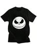 Nightmare Before Christmas T Shirt Men Short Sleeve 100% Cotton T-Shirt Summer Halloween Movie Jack Skullington Tees Tshirt