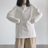 Women's Loong Sleeved T-Shirt Autumn White Inner Layer Base Shirt