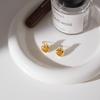 Uworld Classic Heart Shape Earring With Zircon Decoration Jewelry For Women 18K Gold Plated Stainless Steel Earrings Gifts 2026