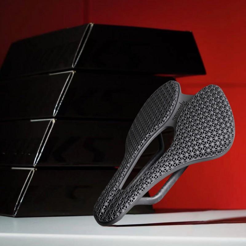 3D Printed Carbon Fiber Bicycle Saddle Short Nose Road MTB Cycling Seat Black M