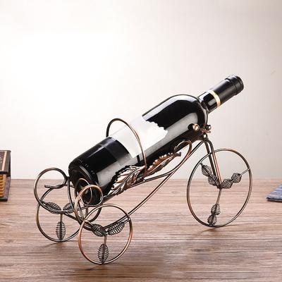 1ks Kreativní kovový stojan na víno Vintage úložný prostor na lahve vína a držák na sklenice Bar Domácí dekorace Stojan na vystavení