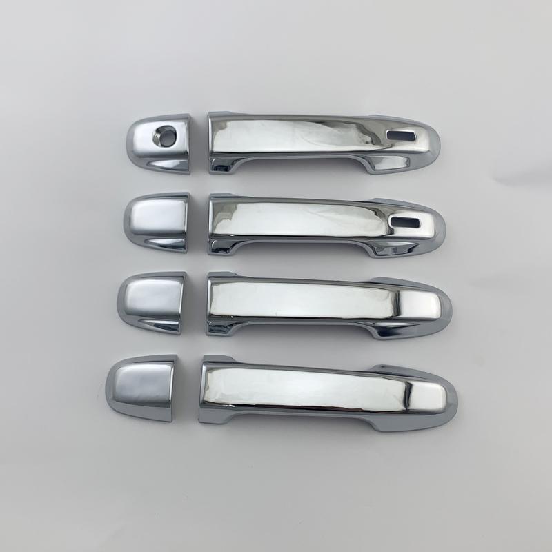 New Car ABS Carbon Accessories Plated Door Handle Cover Trim Paste Style For TOYOTA Prius C Priusc AQUA Hybrid 2012 2014 2018