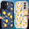 Fresh Lemon Case for Samsung Galaxy A53 A50 A50S A36 5G A35 A34 A33 A32 A30 A26 A24 A23 A22 A20 A16 A15 A14 A13 A12 4G Cover