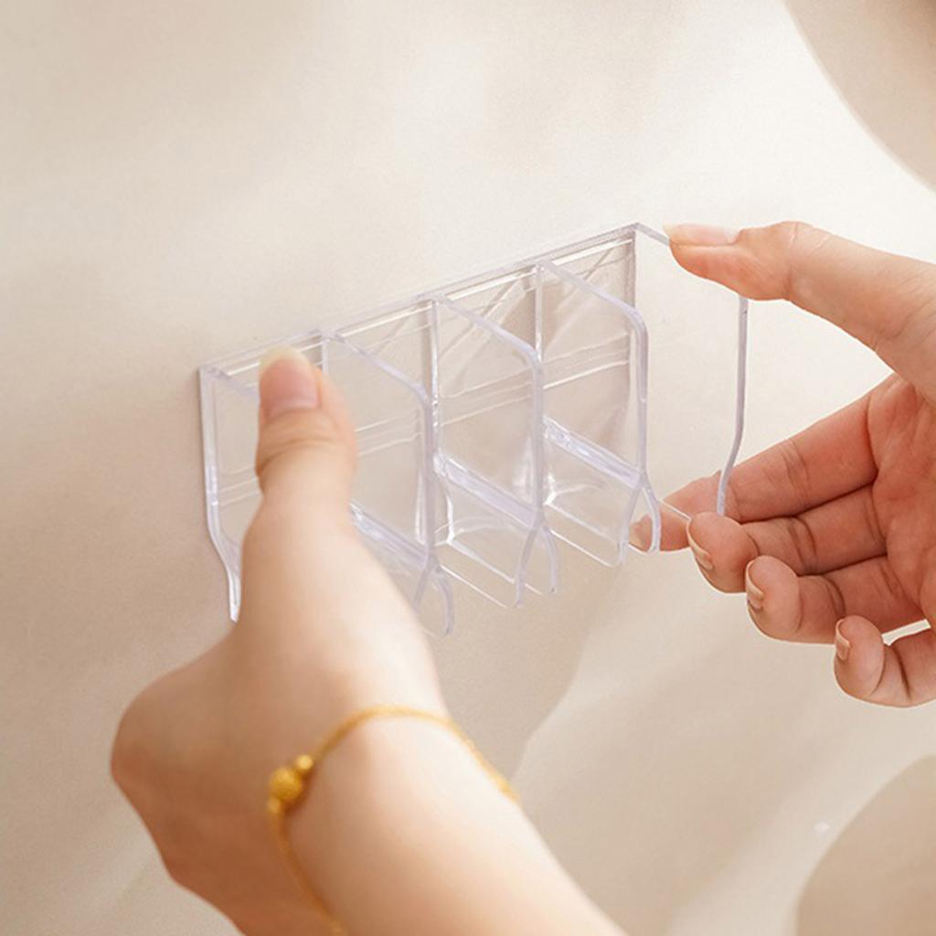 No Drilling Bathroom Organizer With Waterproof Design For Shampoo Cosmetics Storage Plastic Shelf For Toiletries