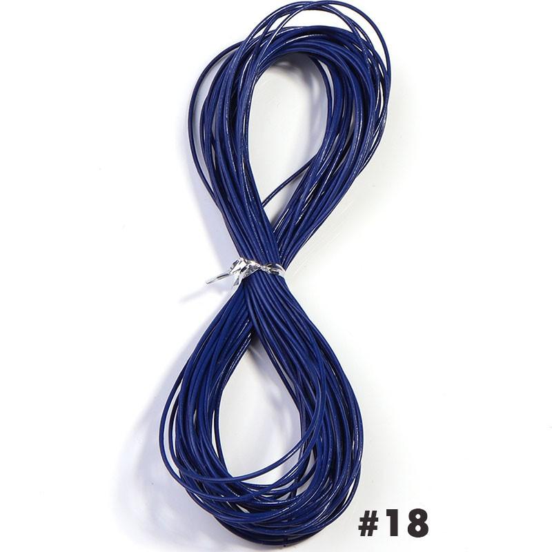 10 Yards 1,5 mm Rundes Rindsleder-Schnur Schmuck Handgemachtes Armband Material Für Schmuckherstellung Zubehör Bastelschnüre