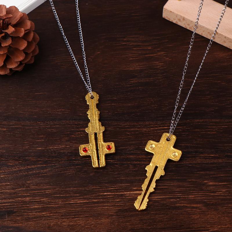 Náhrdelník Mission Impossible Cosplay Toma Cruise Unisex Klíčový přívěsek Choker Šperky Doplňky Dárky