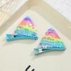 Pastoral Princess Glitter Cat Ear Hair Clips for Girls