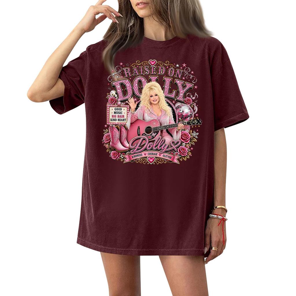 Women's Short Sleeve Casual Tee - Letter Print Fashion Top for Everyday Wear and Summer Outfits