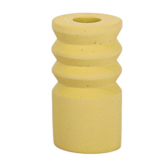 Portacandele in Cemento, Moderno Supporto Decorativo per Candeliere, Portacandele Conico Nordico per Centrotavola Matrimonio Festa, Scrivania da Pranzo, Mensola