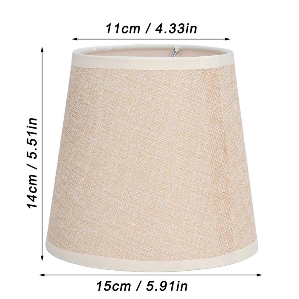 3PCS Fabric Lamp Cover Clip On Design Small Lamp Shades Modern Lampshade  Indoor Lamp