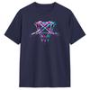 Unisexs Liebe Metallband HIM Heartagram T-Shirts 100% Baumwolle Kleidung Lässiges Kurzarm Rundhals-T-Shirt Grafik-T-Shirts