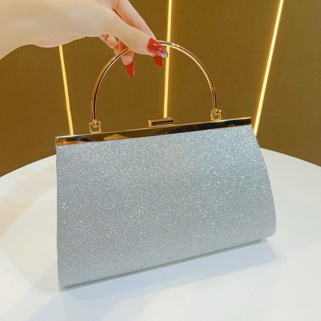 Crossborder Trend Small Evening Clutch With Sequin Splicing For Party And Dinner Events