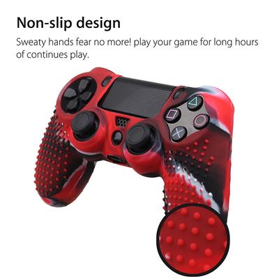 Kamufliažinis silikoninis guminis dėklas, skirtas Playstation 4 Ps4 valdikliui