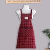 Oil-proof Cotton Apron with Pockets Cooking Apron Cooking Accessories Kitchen Apron  Woman/Man