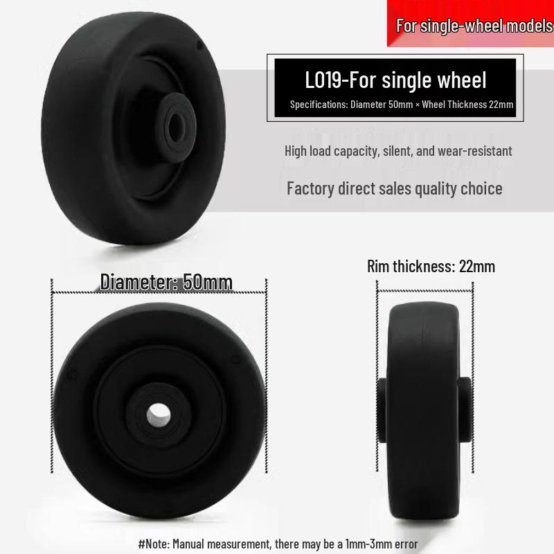 Universal Wheel Replacement for Luggage Suitcase: Leather Caster Rubber Roller Rim Repair Accessories