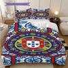 Royal Portuguese Heritage Bedding (1 * duvet cover + 2 * pillowcase, without core) Bedding set Duvet cover and pillowcase Christmas birthday gift