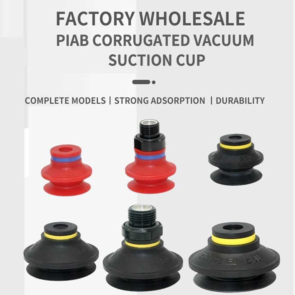 1Pcs PIAB Style Vacuum Suction Cup Bellows Suction Cup  for Injection Molding Machine Manipulator