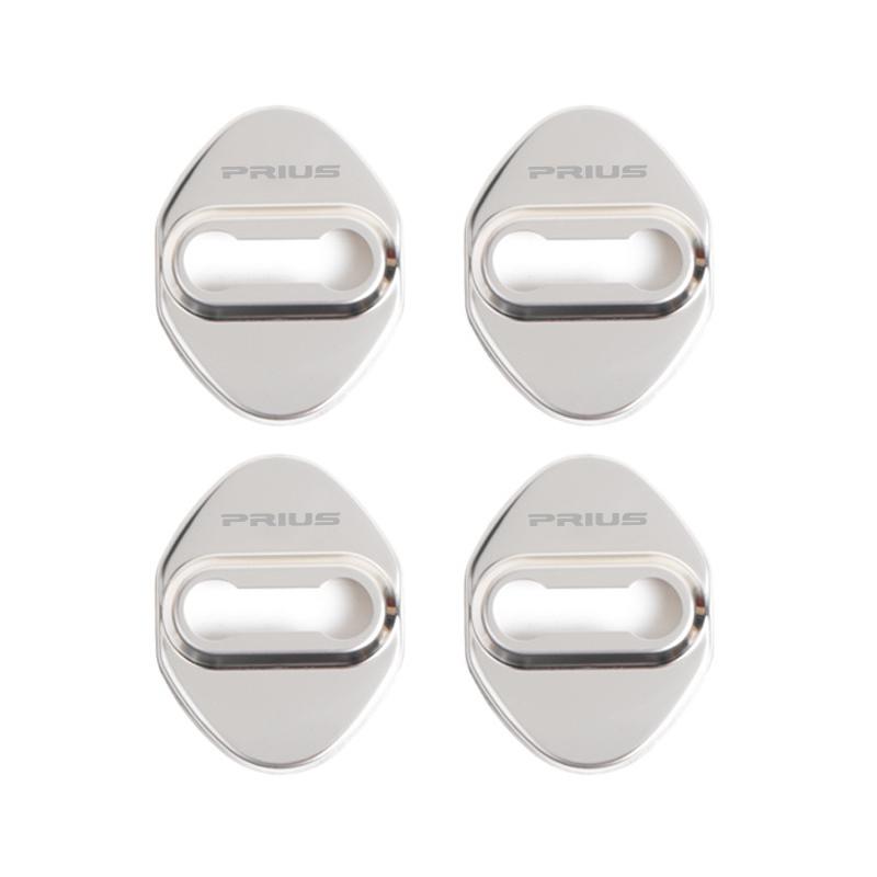

4pcs Car Door Lock Cover Protect Buckle Cover Stickers For Toyota Prius Accessories