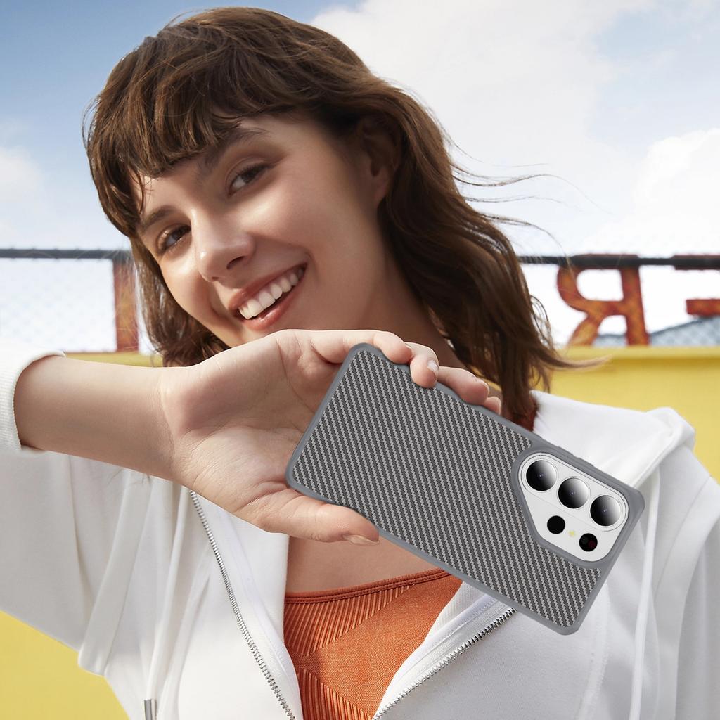 Funda Case for Samsung Galaxy S26 Ultra S25 Plus S23 S24 Ultra Drop Protection Carbon Fiber Matte Feeling Covers