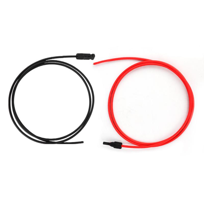 MC41000V/1500V Solar Panel Photovoltaic Cable Harness - Red/Black Set