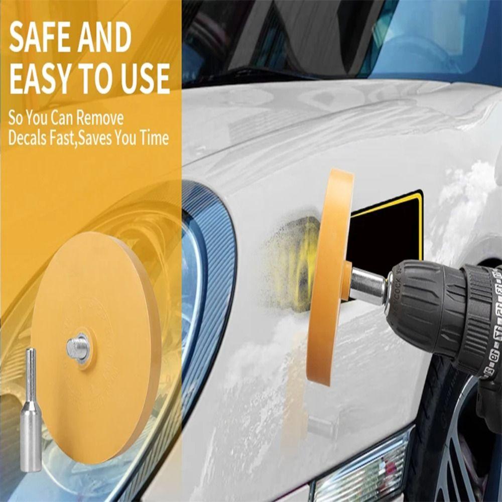 Schleiffläche Gummi-Rad Klebstoffentferner Radierer Textur Polierwerkzeuge Autozubehör