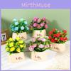 Plastic Foam Roses Artificial Flower Decorations With Art Basin Decor Interior