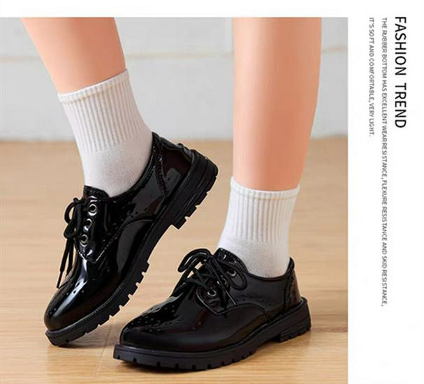 Unisex British-Style Leather Shoes for Kids: Soft-Soled, Versatile Performance Footwear in Various Styles