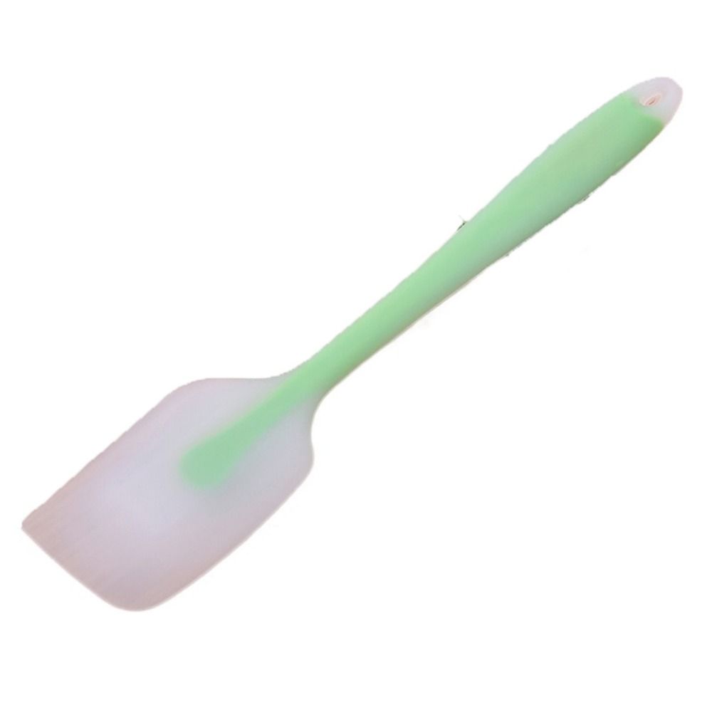 Long Handle Baking Spatula Translucent Cake Spatula Silicone Cream Spatula  Baking Stir Tools