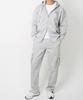 TURTLEBACK Fleece-Lined Cargo Drawstring Training Pants With Embroidered Logo (Gray)