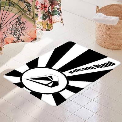 Volcoms Logo Room Mats Cheaper Anti-slip Modern Living Room Balcony Printed Welcome Rug