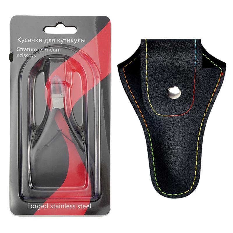 Schräger Edelstahl Zehennagelknipser für eingewachsene Nägel & Nagelhautschneider