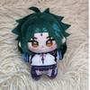 Anime Genshin Impact Plush Doll Raiden Shogun Kamizato Ayaka Mavuika Yae Miko Lyney Kinich Toy Key Chain Small Pendant Gift