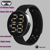 R1LED Electronic Watch: Rainbow Light Display Time Bracelet with Movement Button