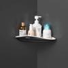 1 Piece Corner Bathroom Storage Rack Shampoo and Cosmetics Storage Rack Wall Mounted Bathroom Accessory