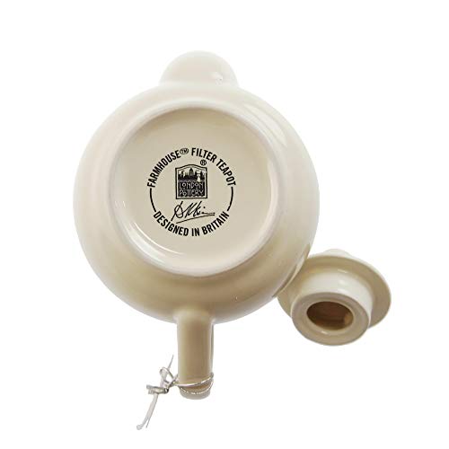 LONDON POTTERY Farmhouse Teapot, 2-Cup, Ivory